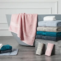dimi 100 cotton soft friendly face hand shower towel bathroom washcloth bath towel set absorbent adult bath towels solid color