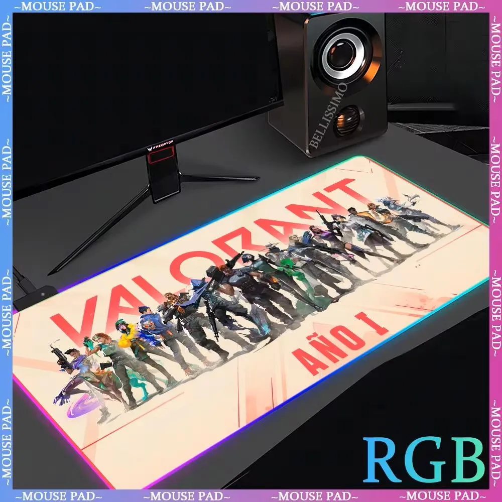 Игровая мышь аниме V-valorants Alas компьютер RGB клавиатура с Lampu игровая