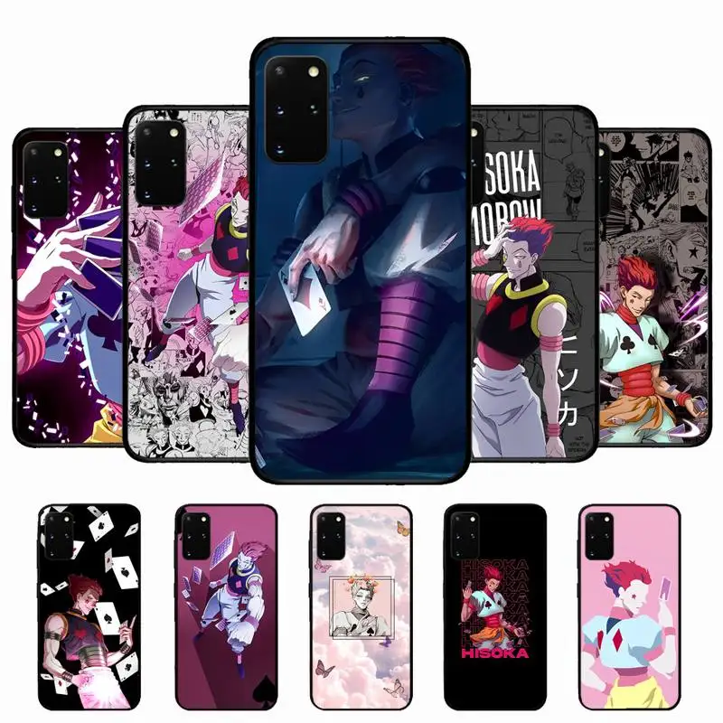 

Hisoka Anime Hunter X hunter anime Phone Case for Samsung S10 21 20 9 8 plus lite S20 UlTRA 7edge