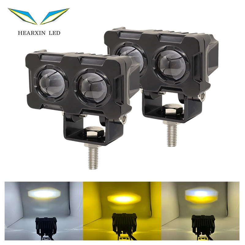 

Motorcycle LED Headlight Ben Spotlight External DRL Auxiliary Fog Light High/Low Beam For Motorbike Bicycle Off-road 4X4 4WD ATV