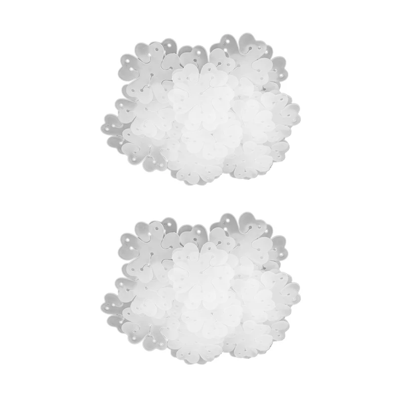 

Pack Of 100 Portable Flower Shape Balloon Clips Holder For Wedding Event Decorations Birthday Party Supplies
