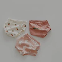 3 8 year old girls triangle boxer summer underwear selected high quality cotton cartoon cute pattern