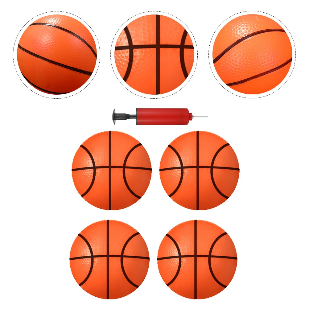 

Small Basketball Inflatable Toys Inflating Children Toddlers Anti-slip Design Basketballs PVC Mini Kids