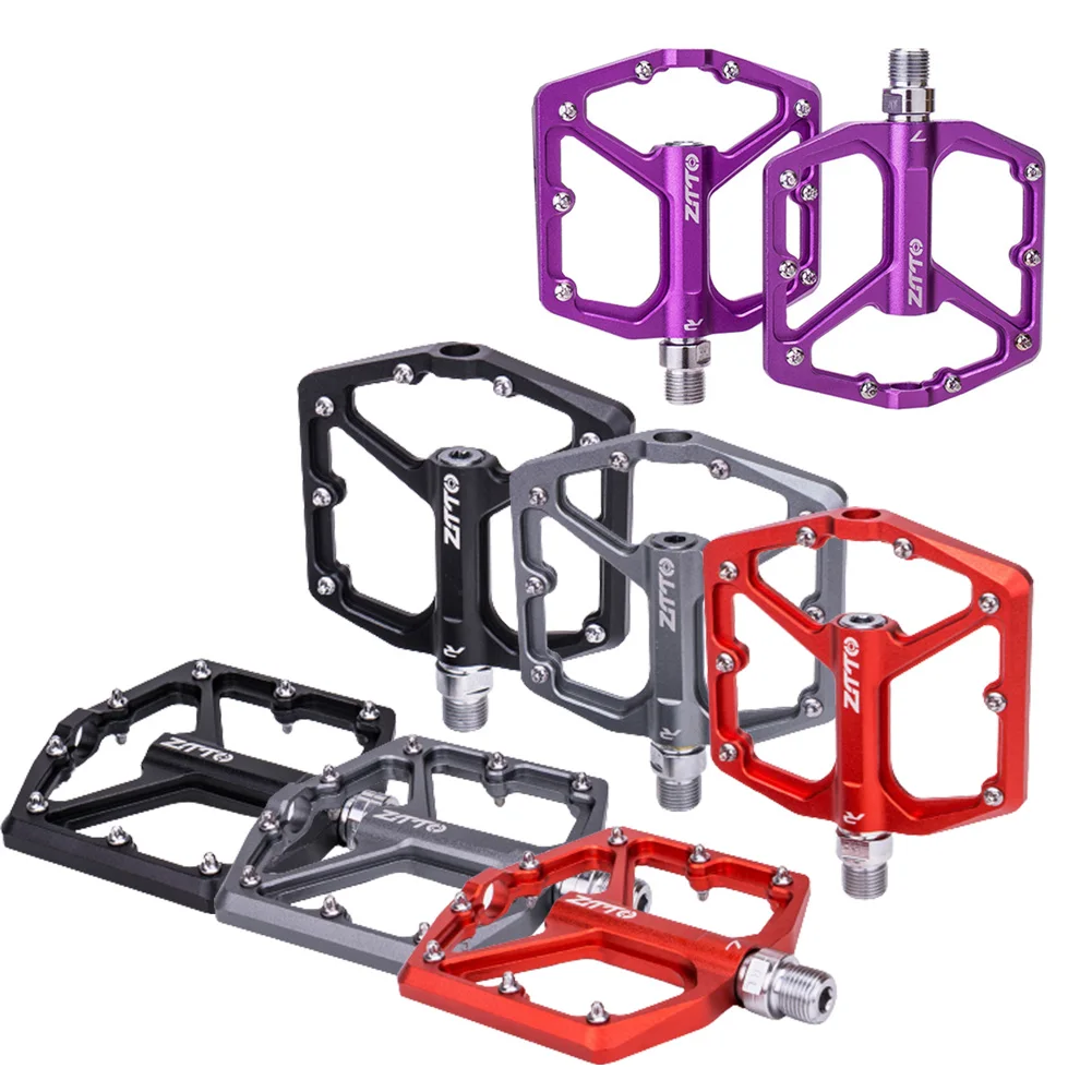 

1 Pair MTB Road Bike Non-Slip Pedals Seal Bearings Mountain Bicycle Pedals Ultralight Wide Platform Cycling Pedal Accessories