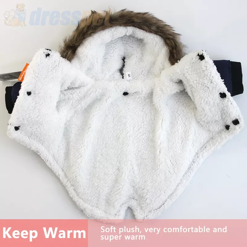 

2023 Winter Pet Dog Clothes Warm For Small Dogs Pets Puppy Costume French Bulldog Outfit Coat Waterproof Jacket Chihuahua Clothi