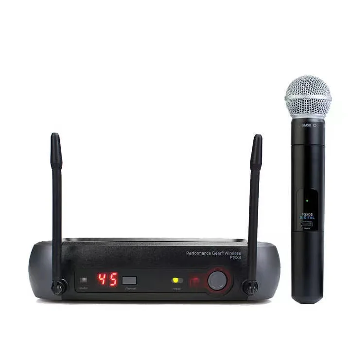 Фото PGX4 BETA58 UHF Беспроводной микрофон Кардиоидный портативный вокальный сценический студийный микрофон PGX24 BETA58A №4