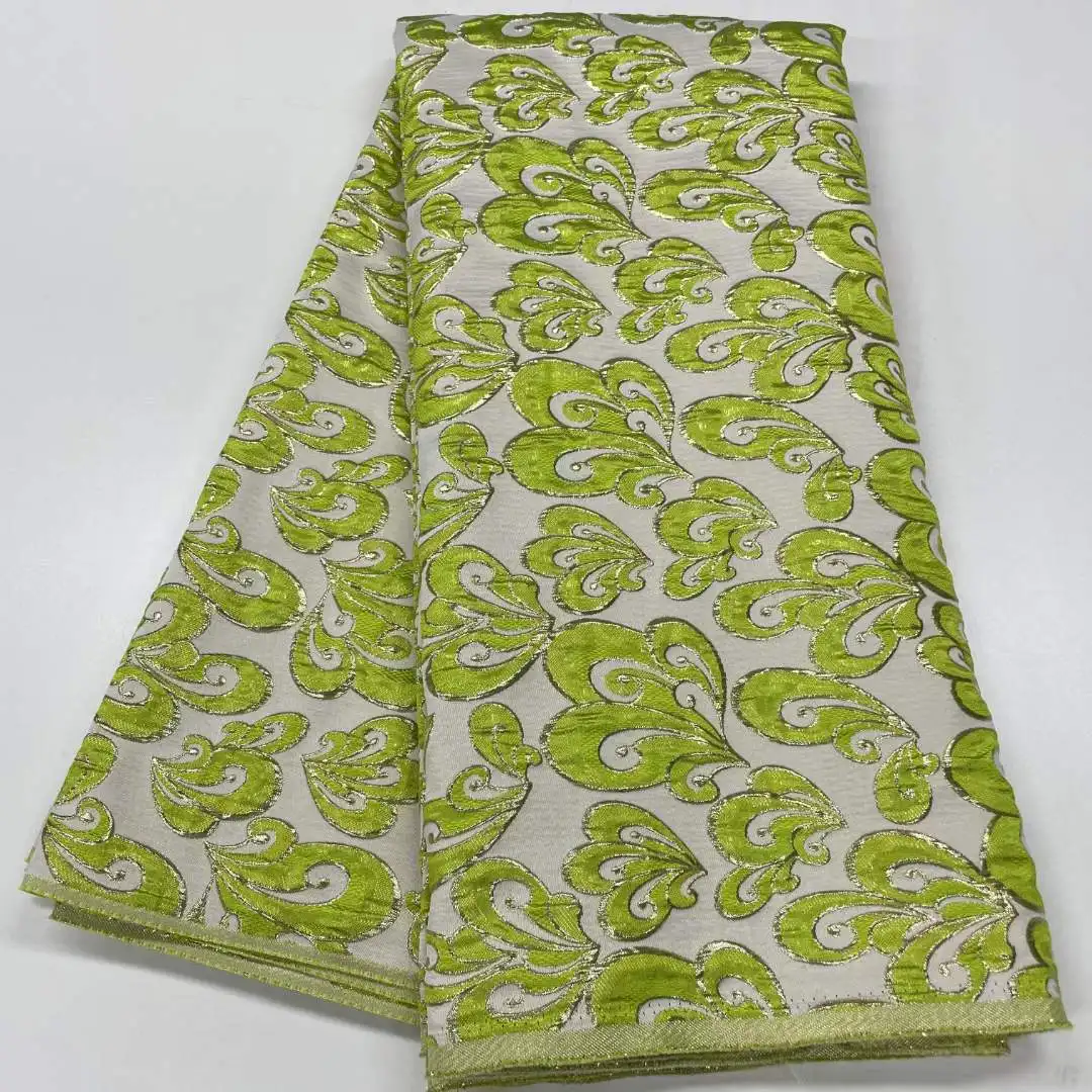 

2023 высококачественная ткань с вышивкой Африканский нигерийский тюль, кружева, женское платье, жаккардовое платье из парчовой ткани, французское платье, 5 ярдов