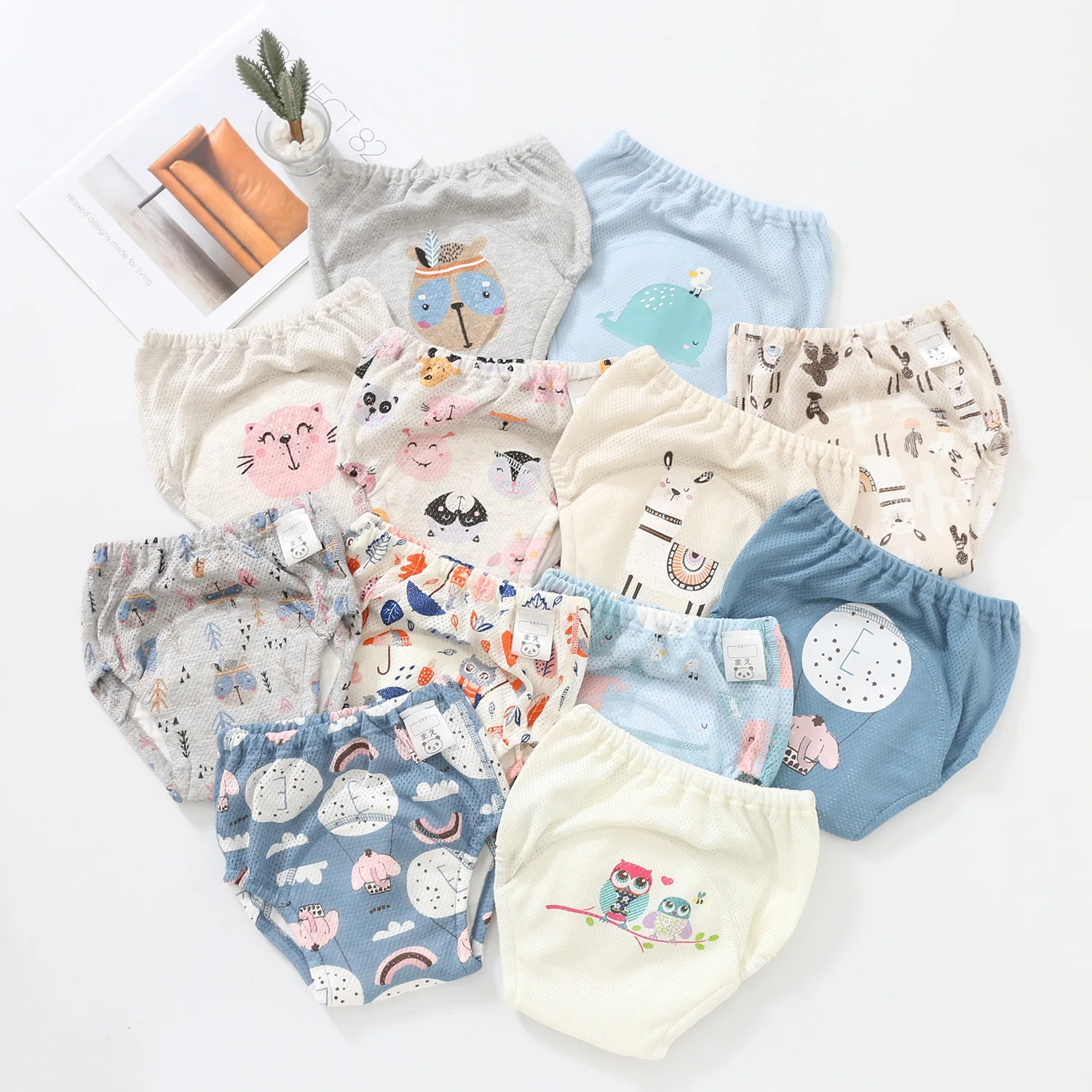 Детские тренировочные трусики из дышащей сетки