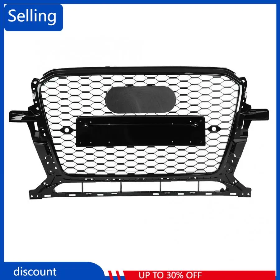 

Сетчатая решетка для переднего бампера автомобиля SQ5, решетка для Audi Q5/SQ5 8R 2013 2014 2015 2016 2017, автомобильные аксессуары, быстрая доставка