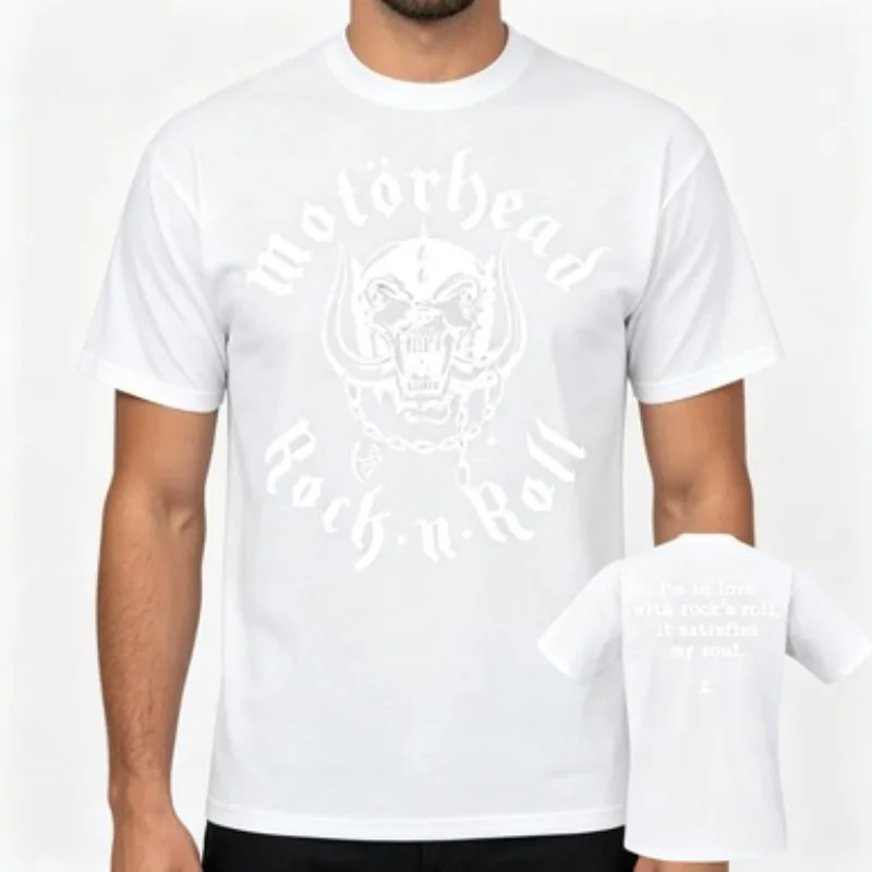 Футболка унисекс Motörhead с принтом в стиле рок-н-ролл, повседневная футболка с изображением хэви-метал группы (art.: 3920db477d108) - 3920db477d108