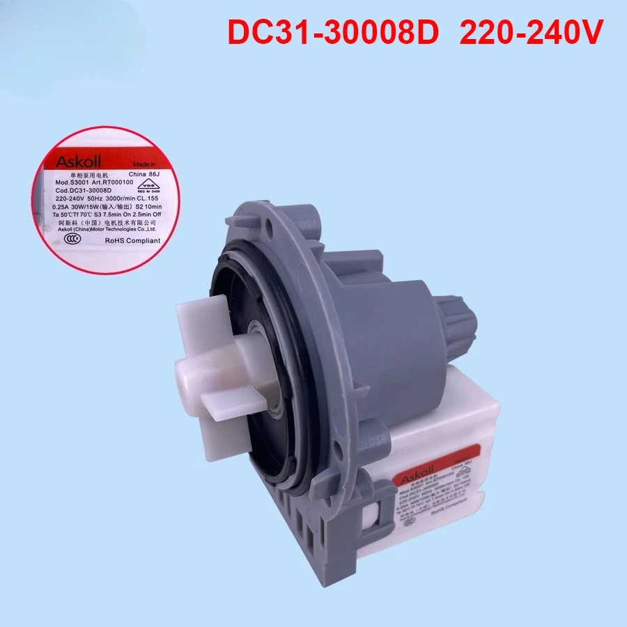 Фото Подходит для сливного насоса стиральной машины Samsung Askoll DC31-00180A-30008D Hanyu B20-6 №2