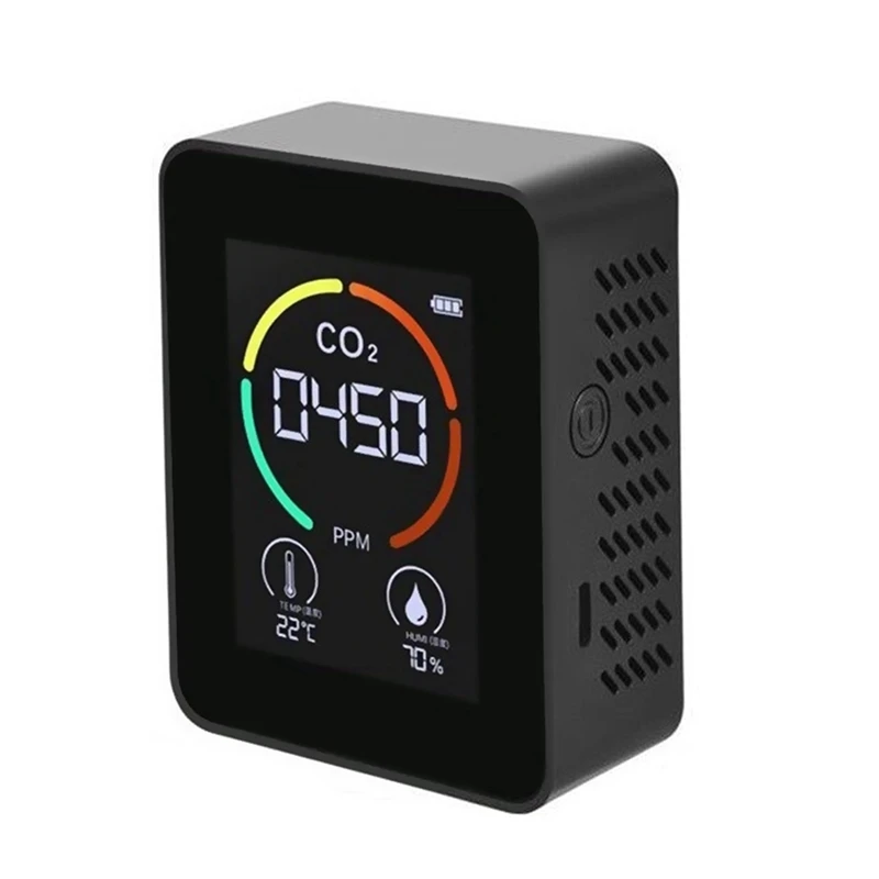 

8X Air Monitor CO2 Carbon Dioxide Detector Air Quality Temperature Humidity Monitor Fast Measurement Meter For CO2