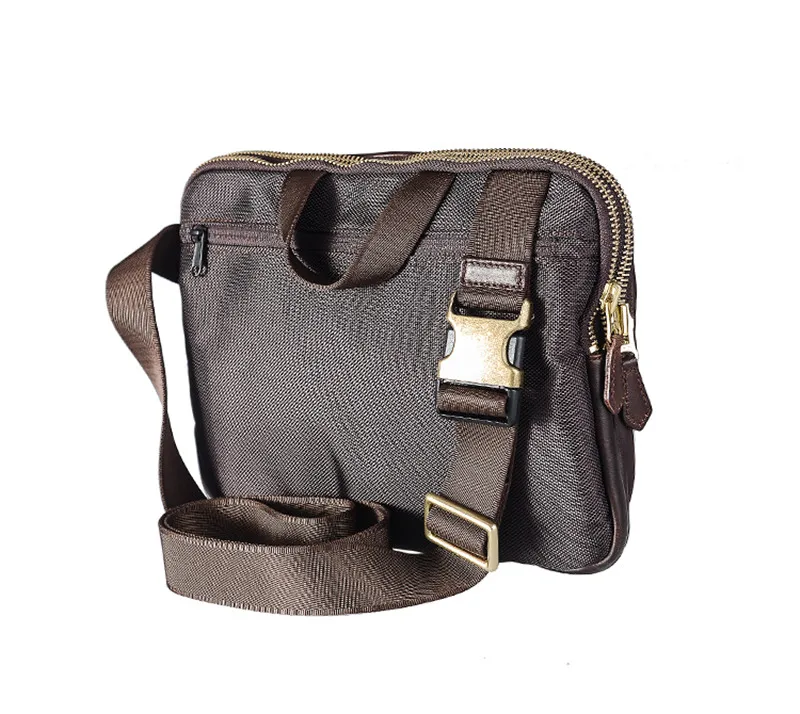 Vintage fashion designer natural genuine leather men's large-capacity chest bag outdoor weekend multi-function messenger bag