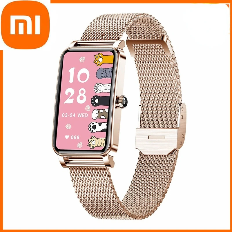 

Смарт-часы Xiaomi водонепроницаемые IP68 с сенсорным экраном и шагомером