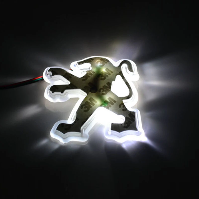 Светодиодная наклейка на переднюю и заднюю фару автомобиля аксессуары для фото