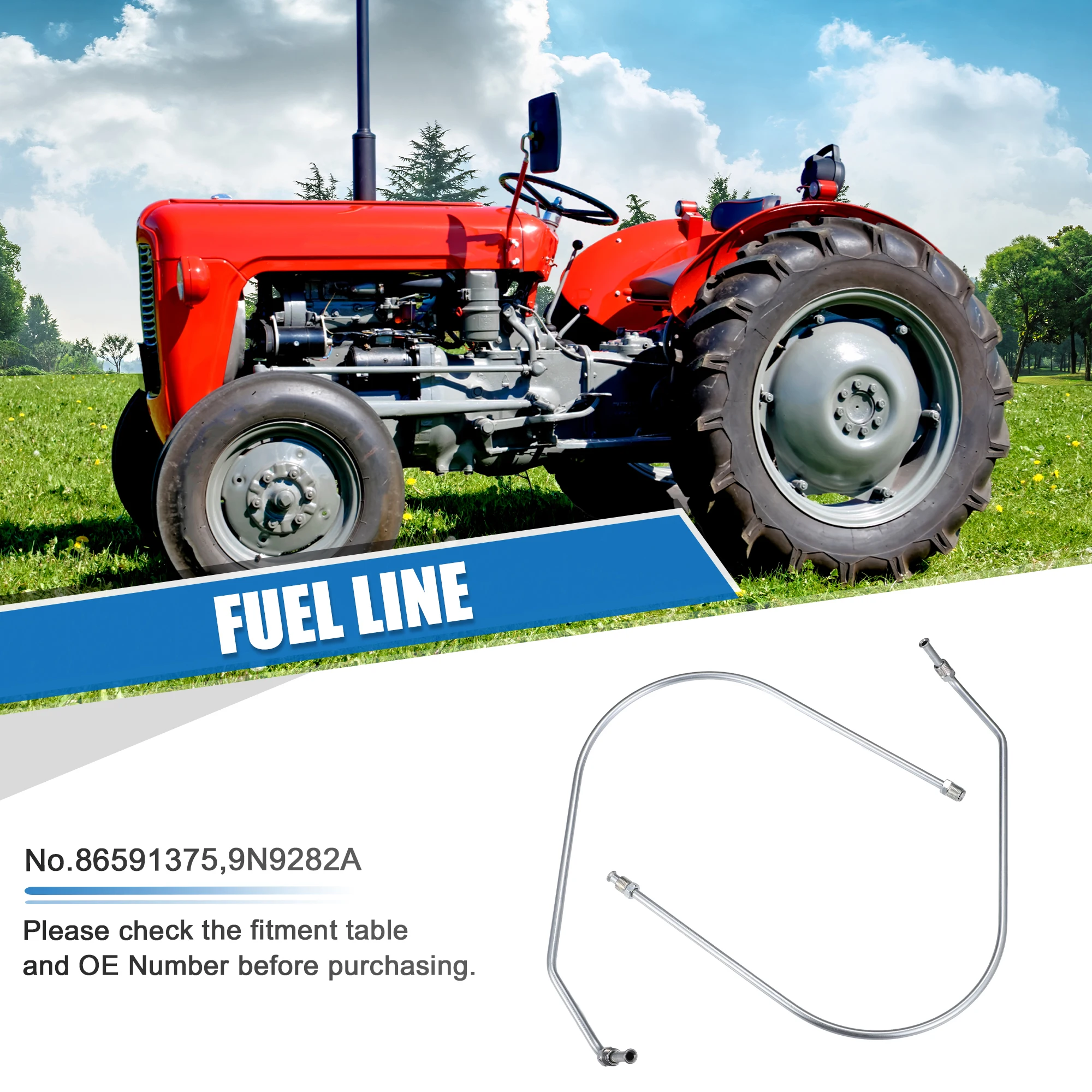 X Autohaux 2 шт. Замена топливной линии автомобиля для Ford трактора 2N 8N 9N