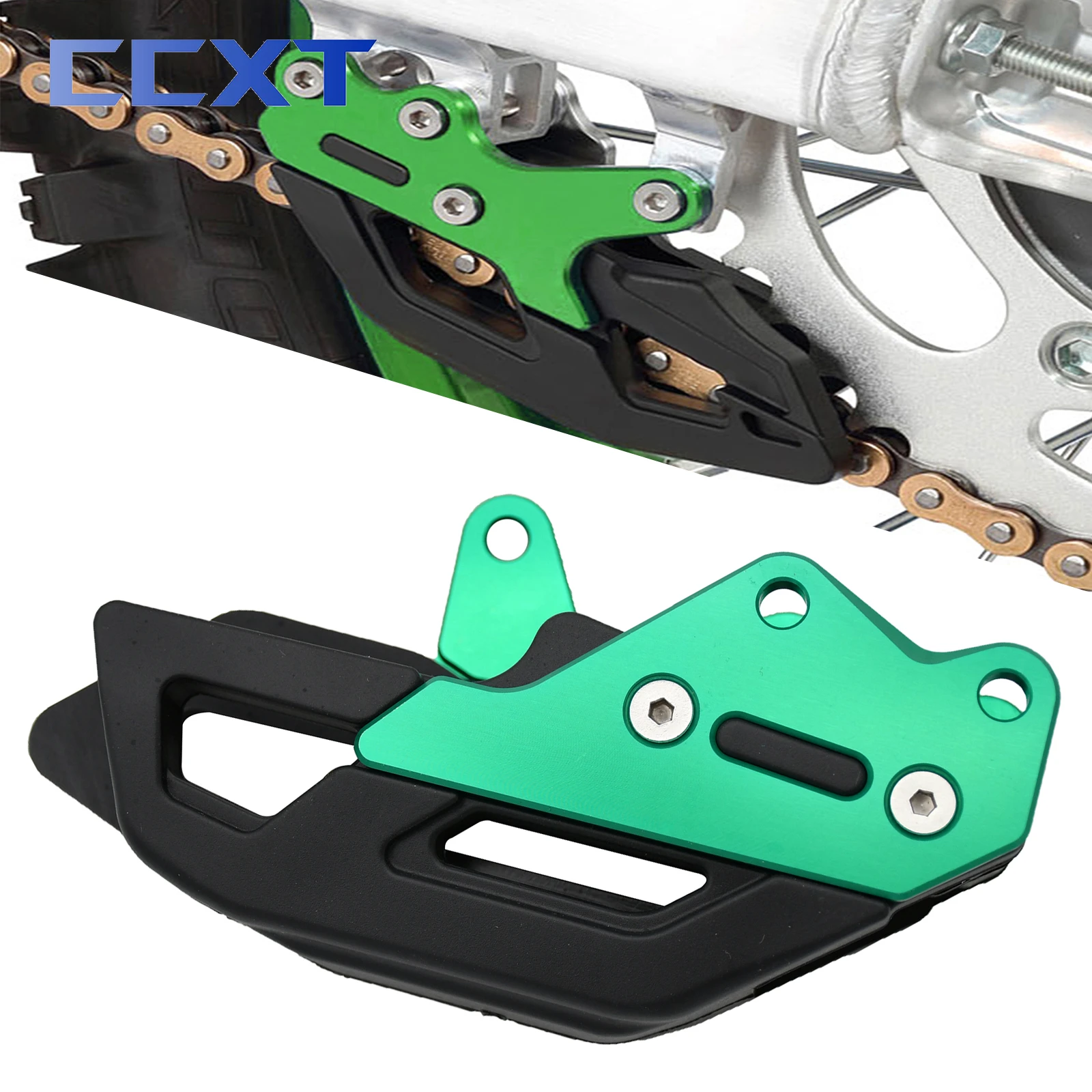 

Motorcycle CNC Chain Guide Guard Protector For Kawasaki KX250F KX450F 2009-2018 KX 250F 450F KXF 250 450 Motocross Accessories