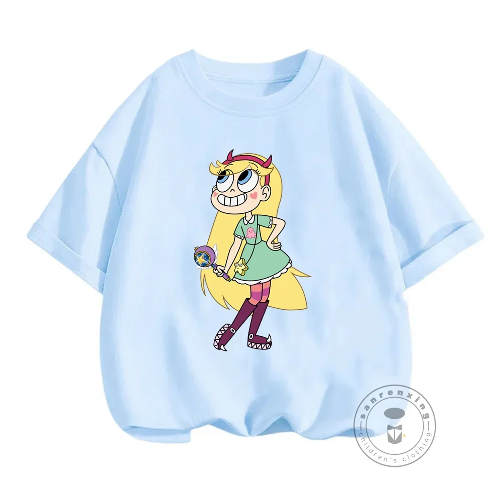 Детская футбольная майка с короткими рукавами и рисунком Disney Stars Versus Evil хлопковая