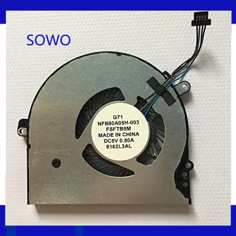 Вентилятор охлаждения процессора для HP Pavilion 15-cc 15-cc700 15t-cc000 15-cc708tx TPN-Q191 14-bk 15-ck 927918