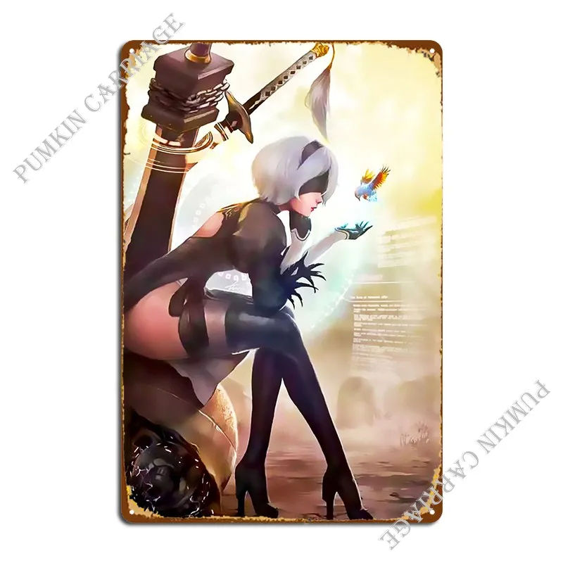 

Металлический плакат Nier для гаража, дома, клуба, жестяной плакат