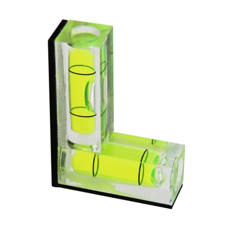 Инструмент L-образных уровней 2 пузырька Вертикальные горизонтальные уровни