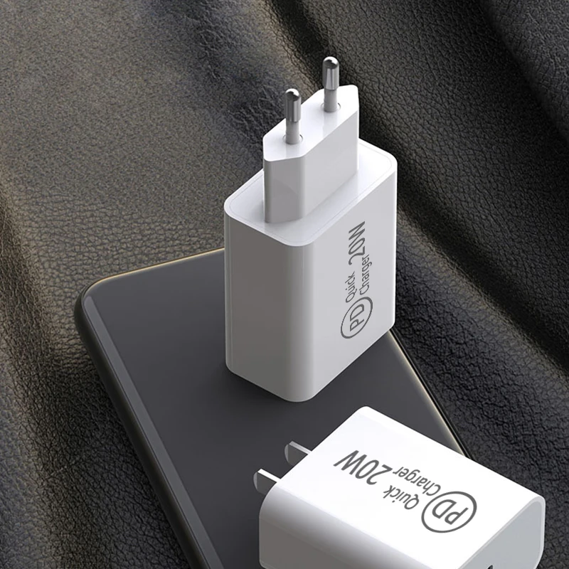 Быстрое зарядное устройство PD QC4.0 QC3.0 20 Вт для Apple iPhone 13 12 11 Pro iPad mini Samsung S20 Ultra NOTE 10 USB