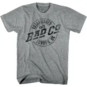 Мужская рубашка Bad Company основанная в Лондоне стиле 70-х футболки с логотипом группы