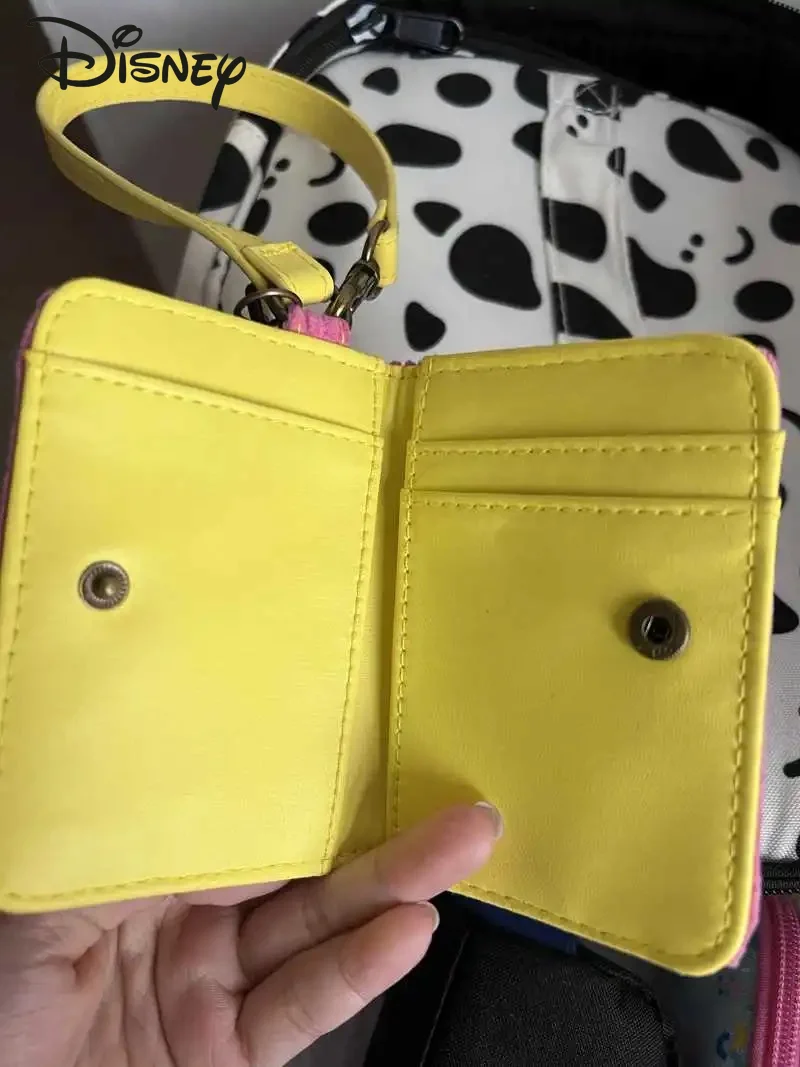 Disney's New Cartoon Card Bag Fashionable and High Quality Multi Slot Card Bag Popular Retro Lantern Core Bank Card Storage Bag