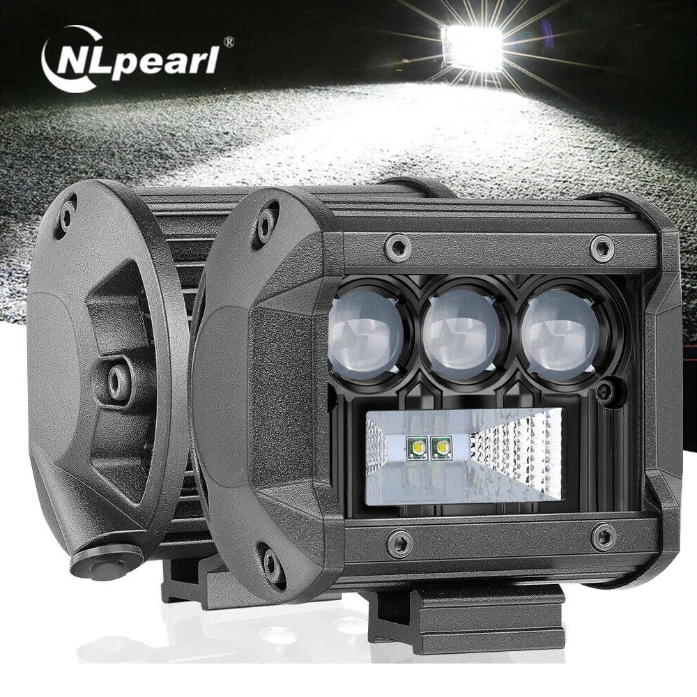 

Светодиодсветильник панель Nlpearl/светильник свет, Светодиодная панель 5D CREE 50 Вт, 100 Вт, 200 Вт, светодиодный рабочий свет для внедорожника, Jeep 4x4 ...