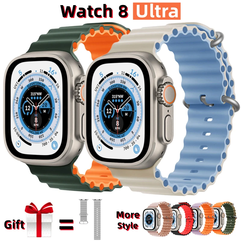

S8 Full Touch Smart Watch Ultra 8 Colorful NFC Bluetooth Call Waterproof Fitness Bracelet Women Men Smartwatch For Apple Android