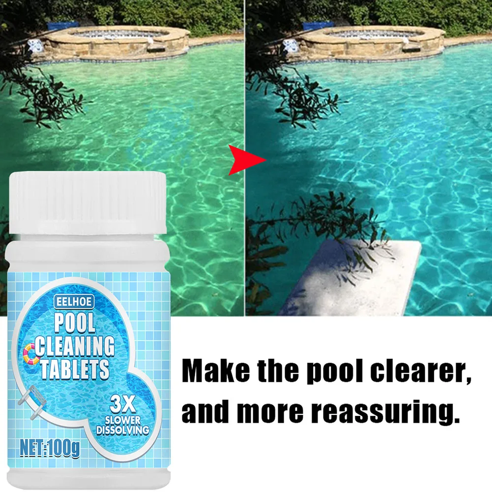 

Multifunctional Swimming Pool Cleaning Tablet Effervescent Removal Cleaner Bathtub Hot Tub Chemical Dispenser Tools