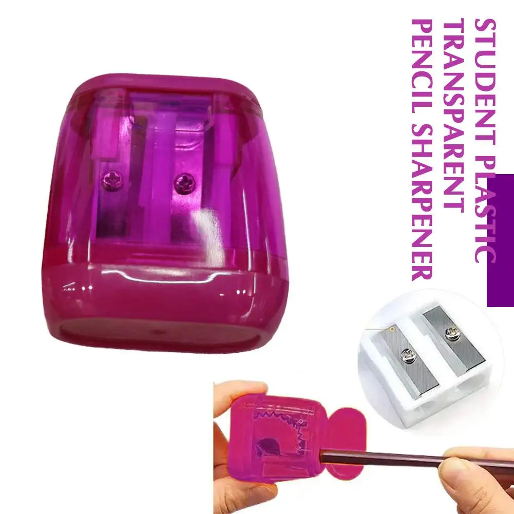 

Geometric Double Hole Sketch Pencil Sharpener Manual Pencil Sharpener Suitable For Pencil Sketch V2Y4