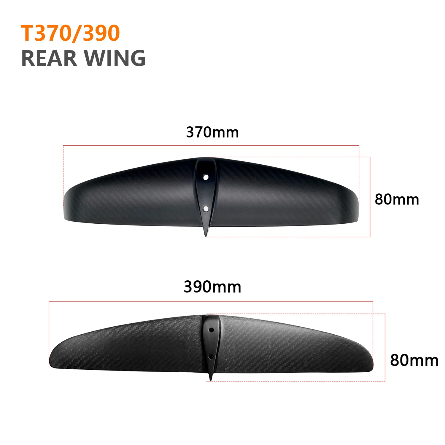 Настраиваемая ось фольги и задние крылья GY (340 370 390 400 460 500) для серфинга на