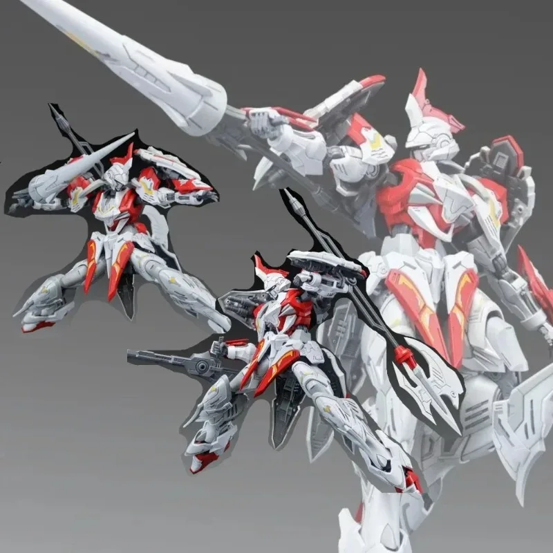 Фото В наличии НОВИНКА Оригинальный набор для сборки модели SNAA SC-008 Soul Spear Lamorak Deluxe Edition HG 1/144, фигурка Рыцарей Круглого стола №4