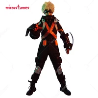 unisex full set of anime winter battle suit cosplay costume outfits with accessories