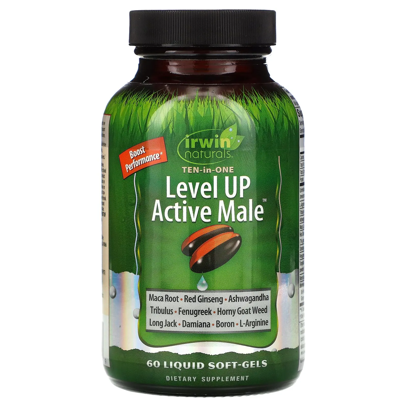

Irwin Naturals, десять в одном, Активный Мужской, 60 жидких мягких гелей