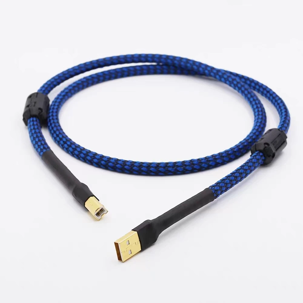 2 фута/3 фута/5 футов HIFI USB-кабель DAC A-B Alpha OCC Digital AB Audio A to B High End,