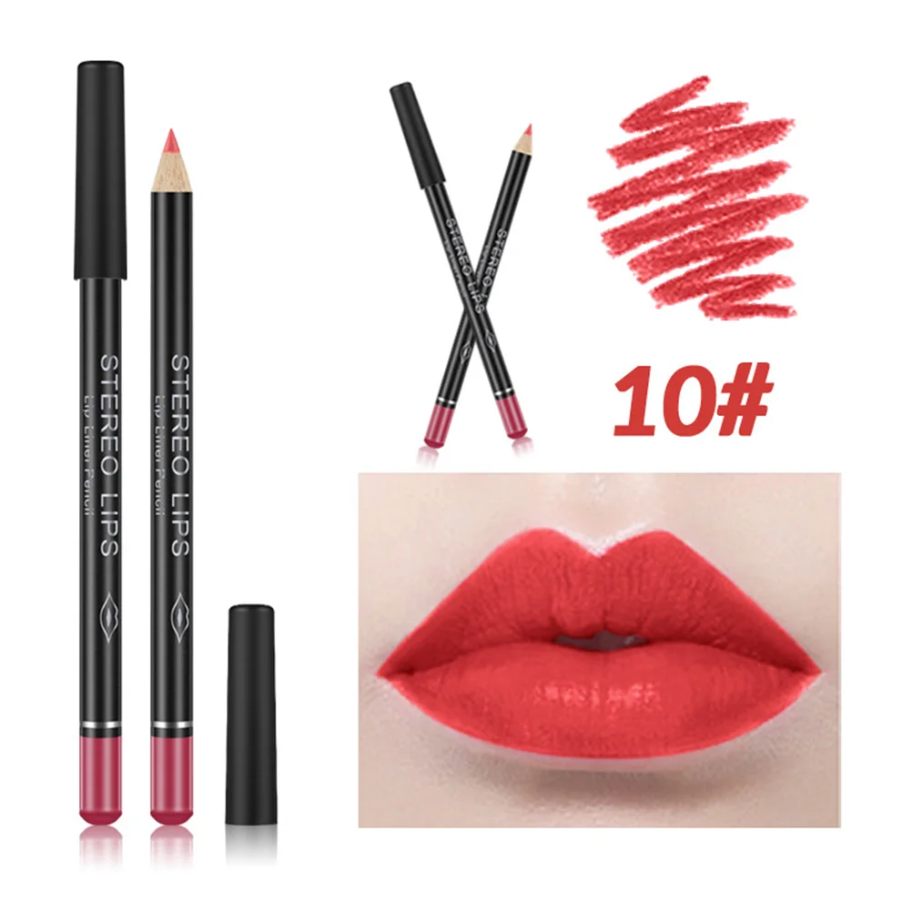

12 Pcs Lip Liner Lip Lipstick Matte Lip Waterproof Lipstick Makeup Lip Pen