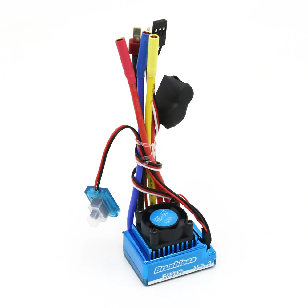 Waterproof 45A 60A 80A 120A Brushless ESC Electric Speed Controller for 1/8 1/10 1/12 RC Car Crawler RC Boat  Accessories enlarge