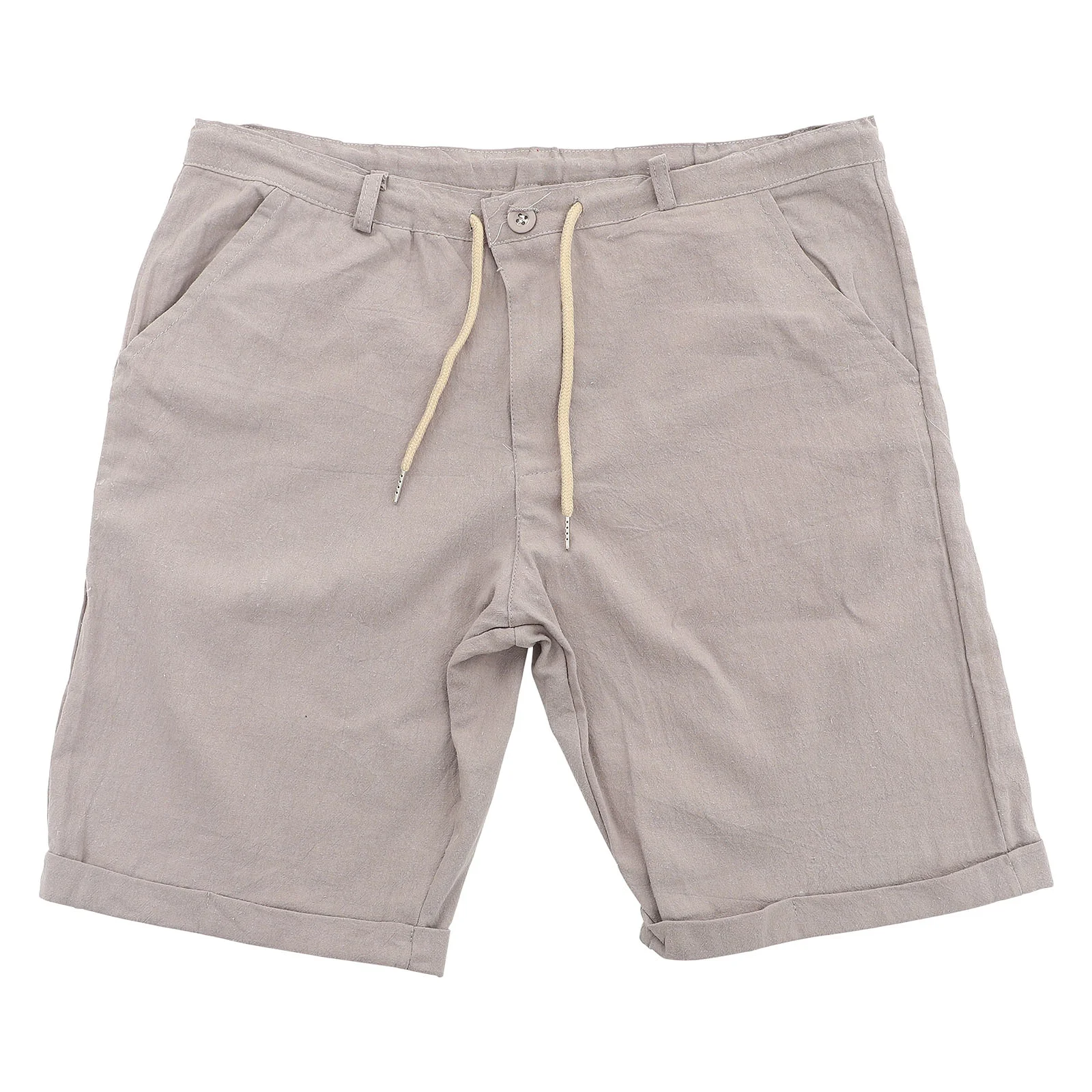 

Male Sweatpants Yoga Shorts Men Running Shorts 47x40x1cm Male Gym Shorts Grey Flat Front Shorts Jogging Shorts Men Loose Shorts