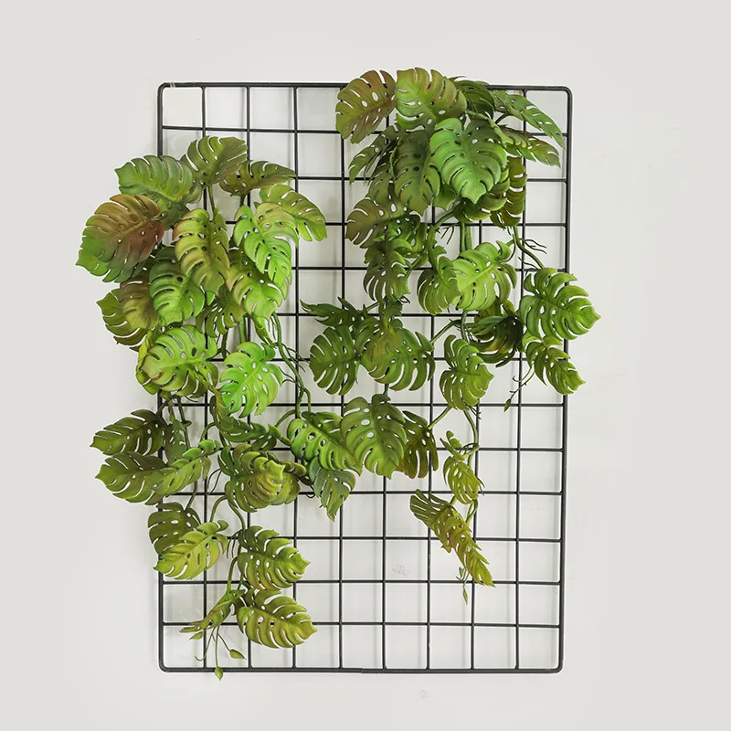 1 шт. 33 искусственные листья настенные пластиковые украшения красивые зеленые