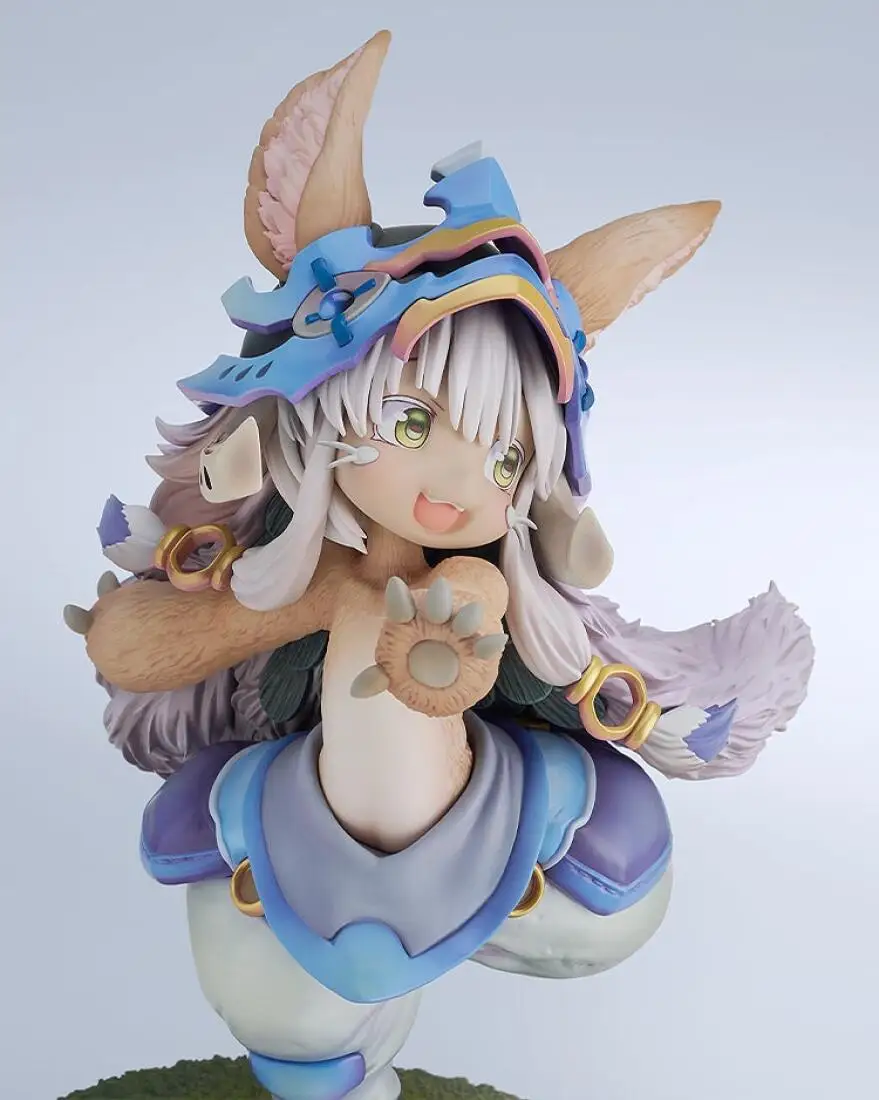 Фото Оригинальная фигурка Nanachi из серии GOOD SMILE Made in Abyss: Золотой город палящего солнца, новая версия с новым нарядом, в коробке, аниме-игрушка. №4