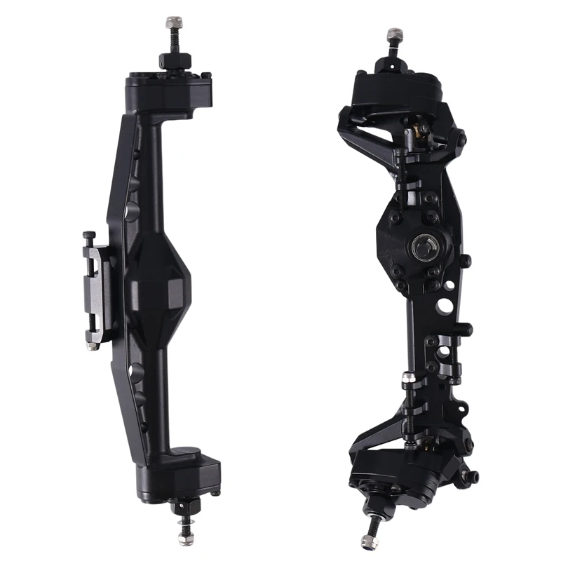 

New Metal Integrated AR45 Portal Axle Spare Parts For Axial SCX10 III AXI03007 1/10 RC Crawler Car Upgrades Parts,Black