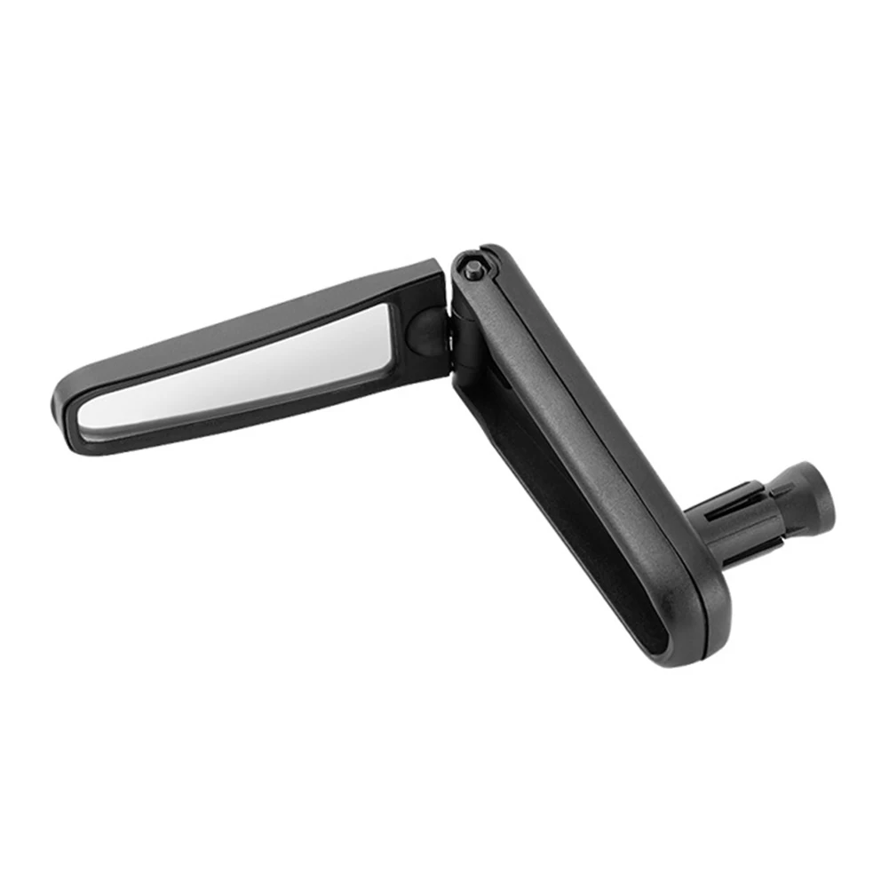 

Handlebar Mirror Bicycle Mirror 11*4.5*1.5cm Black Durable Easy Install Folded Functional Hidden Rearview Brand New