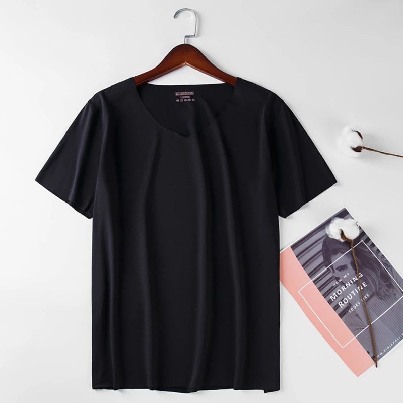 2022 brand new men t shirt tops v neck short sleeve tees men fashion fitness hot t shirt for man free global shipping