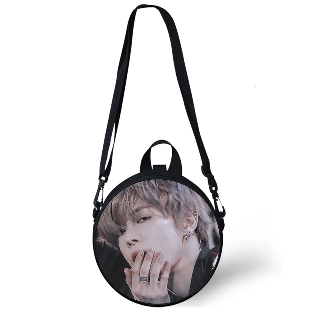 NCT Nakamoto Yuta Child kindergarten Bag 3D Print Crossbody Shoulder Bags For School Women Mini Round Bagpacks Rugtas Bag