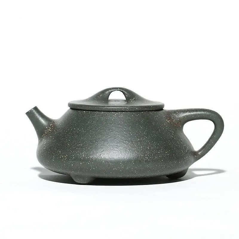 

250ml Chinese Yixing Purple Clay Teapots Handmade Stone Scoop Tea Pot Raw Ore Multicolored Section Mud Kettle Zisha Tea Set Gift