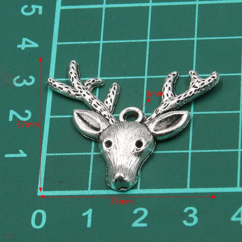 10 шт. подвески в виде животных 33 х57 мм