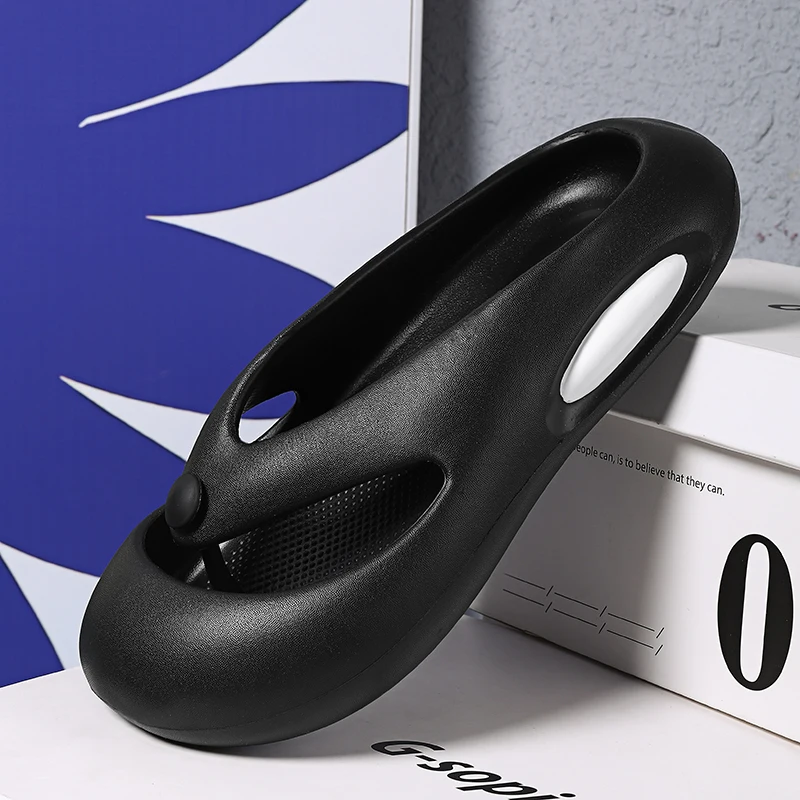 Сандалии на плоской подошве с закрытым носком Нескользящие мягкая подошва