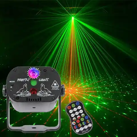 Mini led rgb laser projector stage lighting dj - купить недорого ...
